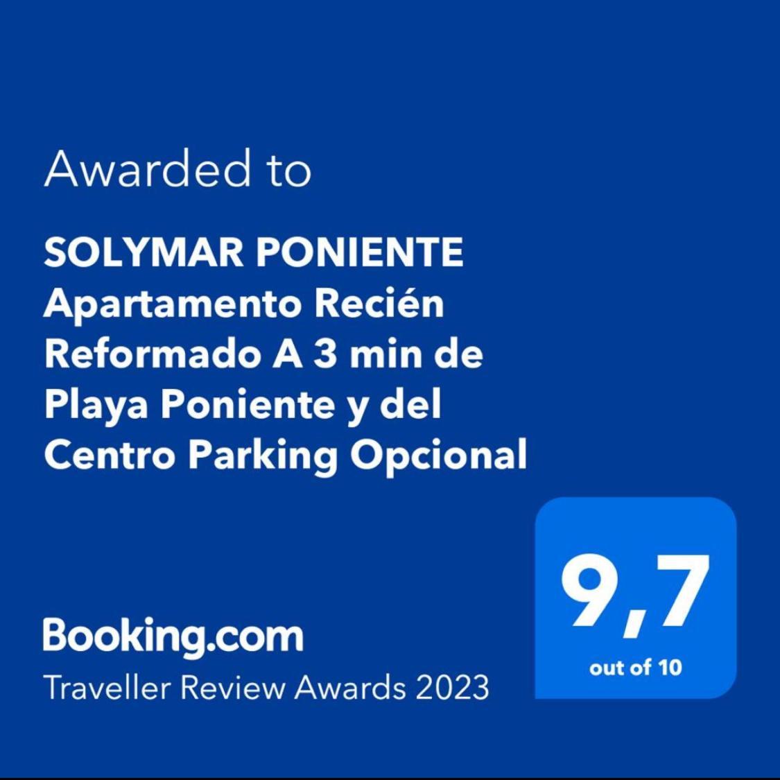 Solymar Poniente Apartamento Recien Reformado A 3 Min De Playa Poniente Y Del Centro Parking Opcional Apartment เบนิดอร์ม ภายนอก รูปภาพ